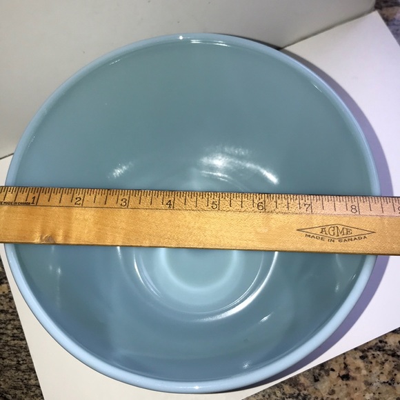 Vintage Fire King Delphite blue mixing bowl - Picture 4 of 9